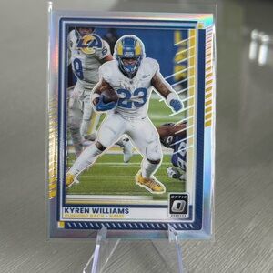 2025 Kyren Williams Panini Donruss Optic Silver Prizm. Los Angeles rams